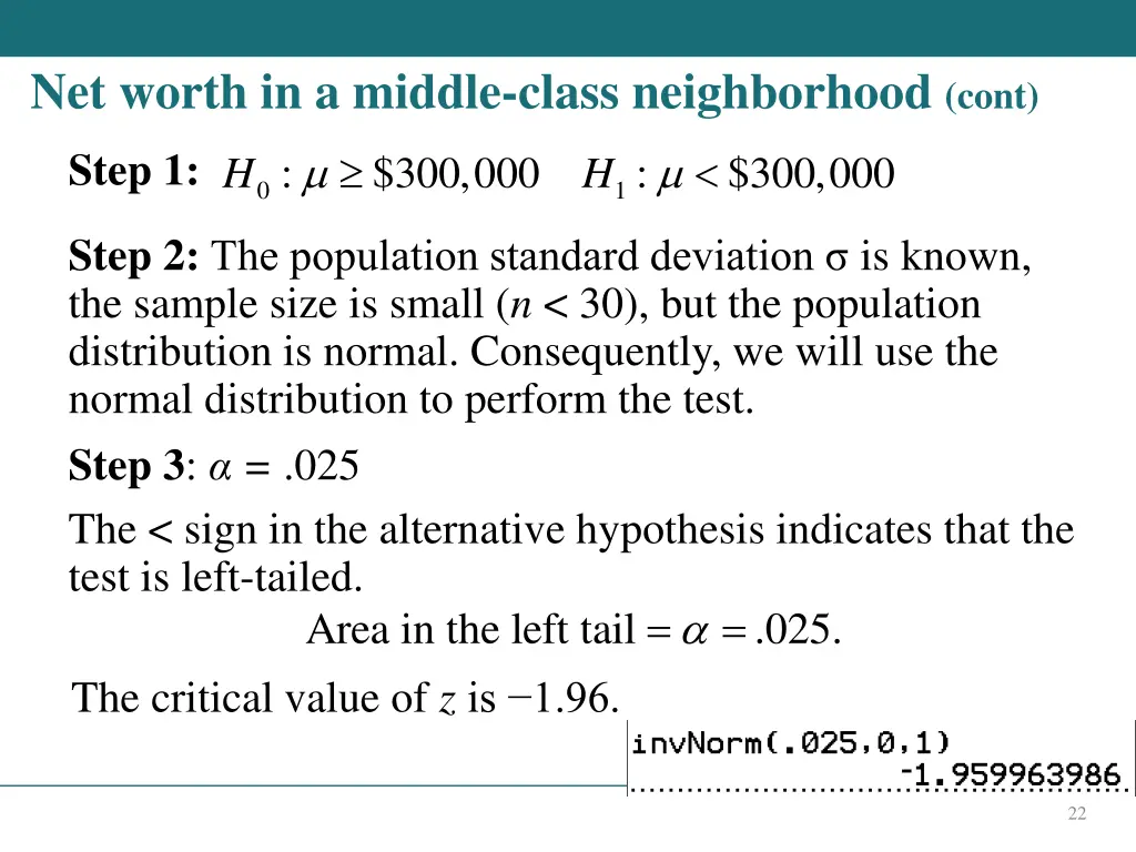 net worth in a middle class neighborhood cont