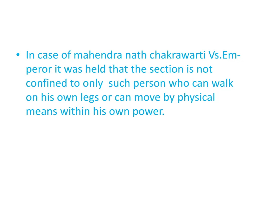 in case of mahendra nath chakrawarti vs em peror