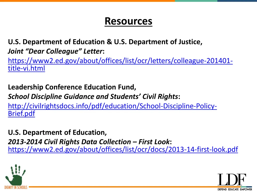 resources