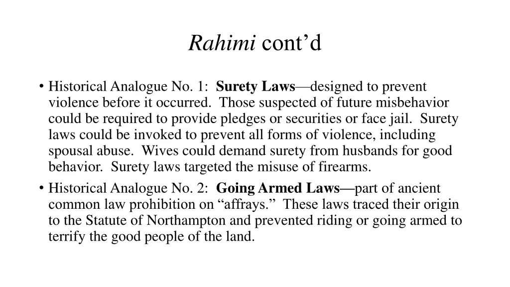 rahimi cont d
