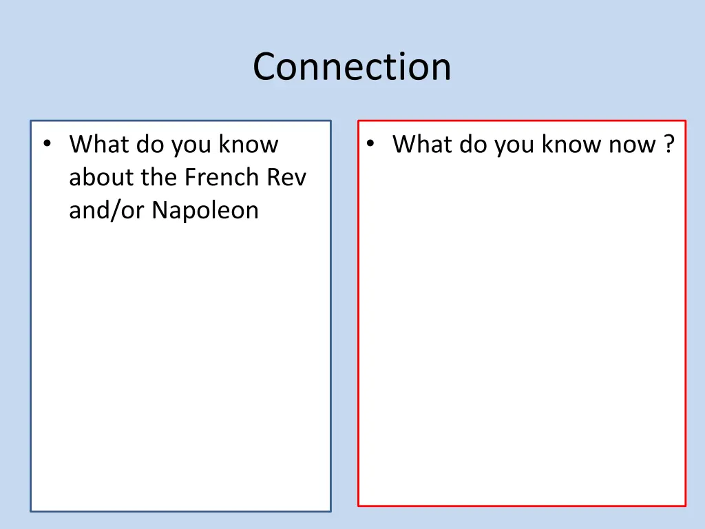 connection