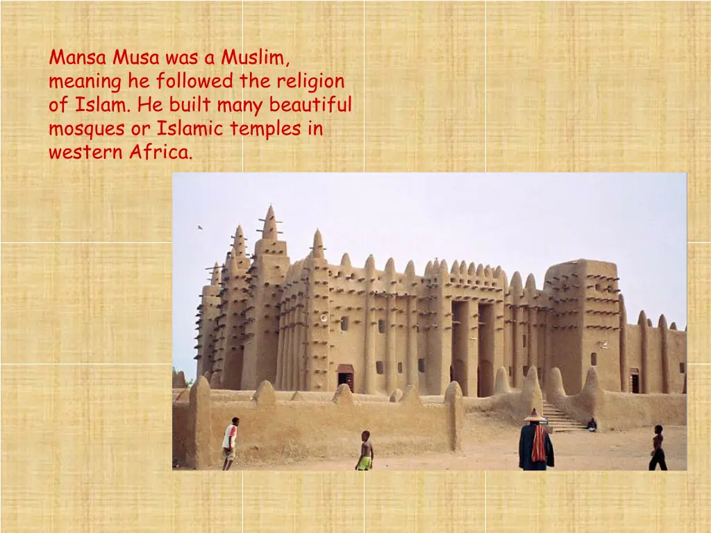 mansa musa was a muslim meaning he followed