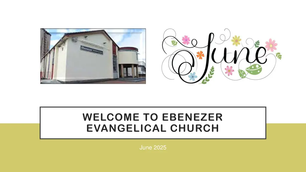 welcome to ebenezer evangelical church