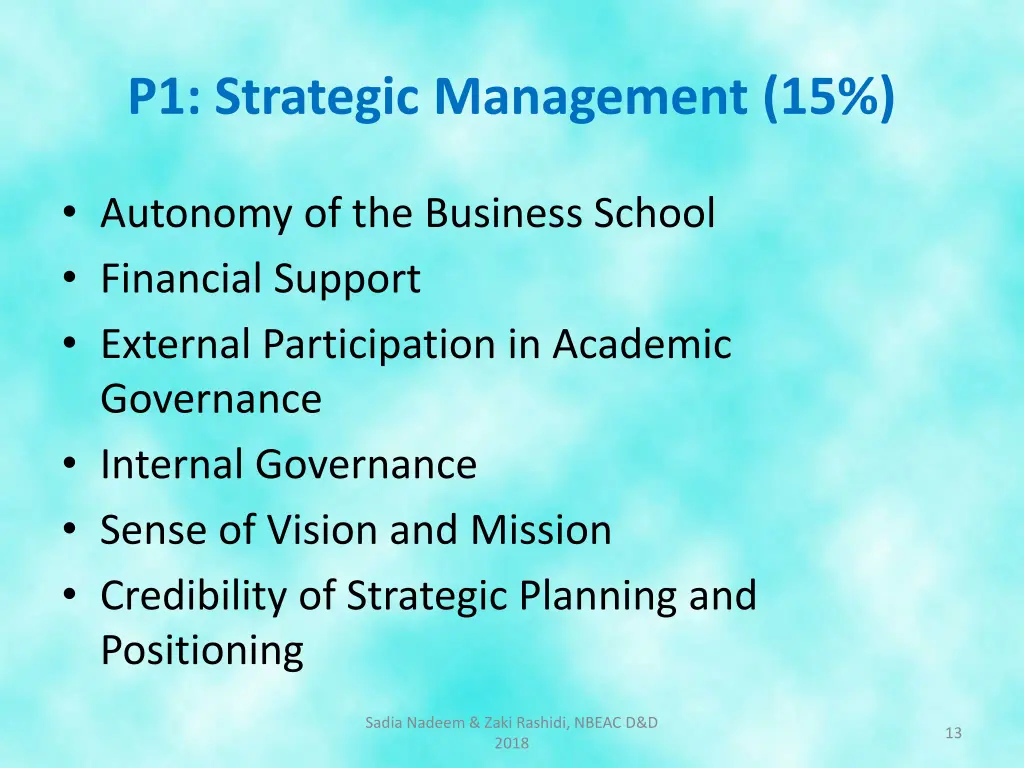 p1 strategic management 15