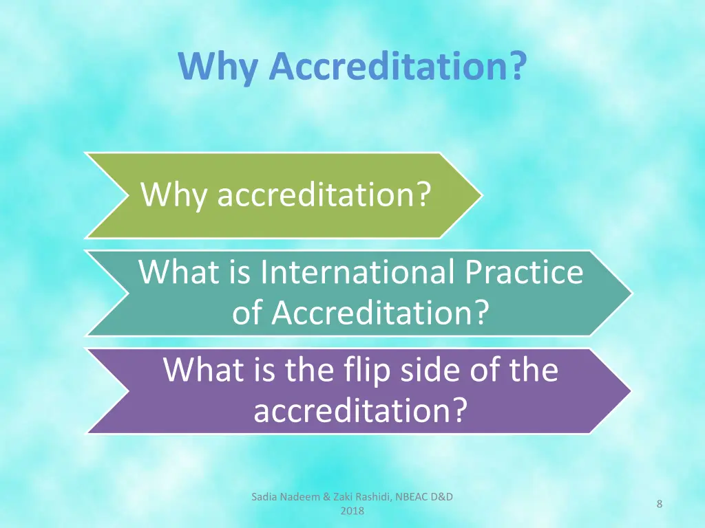 why accreditation