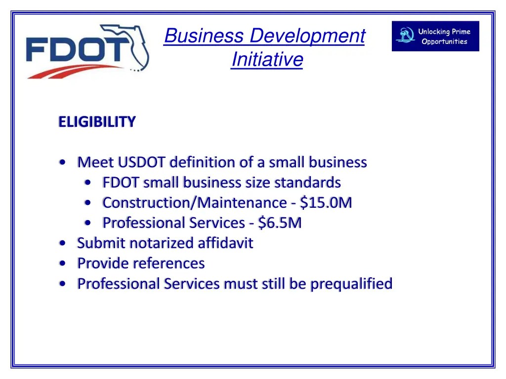 business development initiative 3