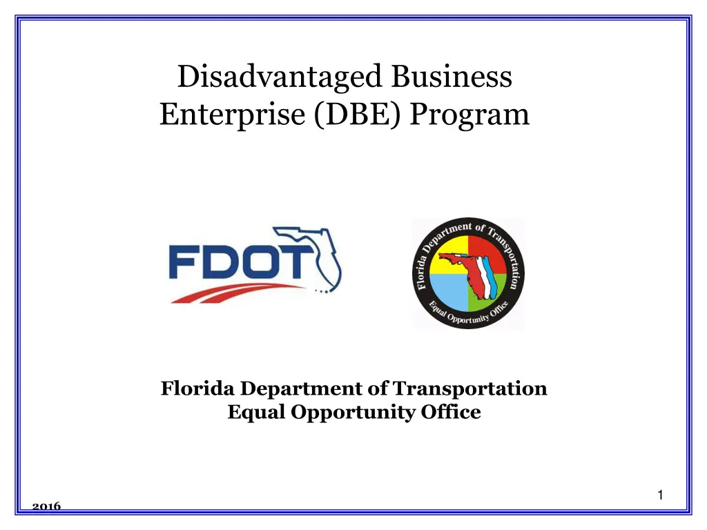 disadvantaged business enterprise dbe program
