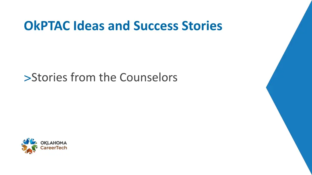 okptac ideas and success stories