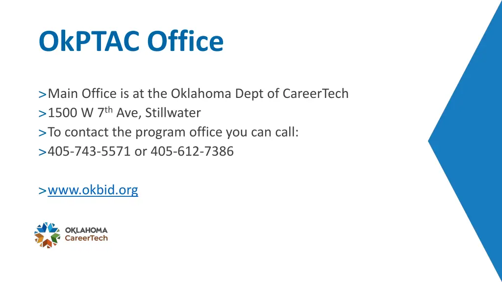 okptac office