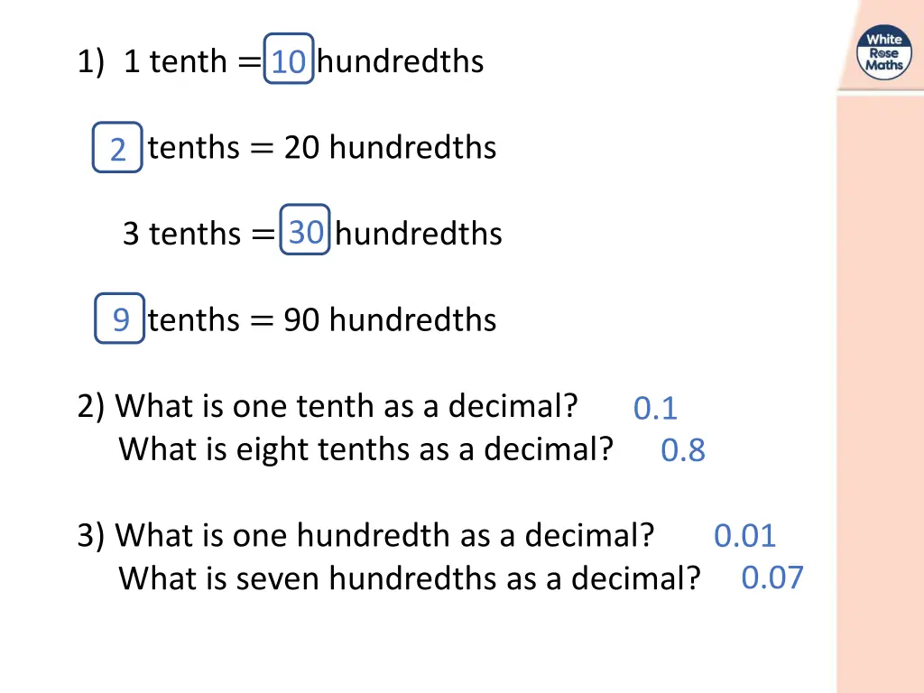 1 1 tenth 1