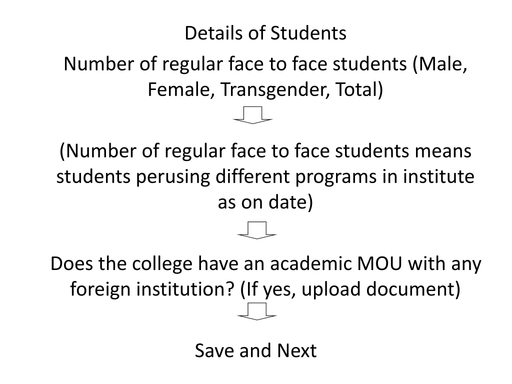 details of students