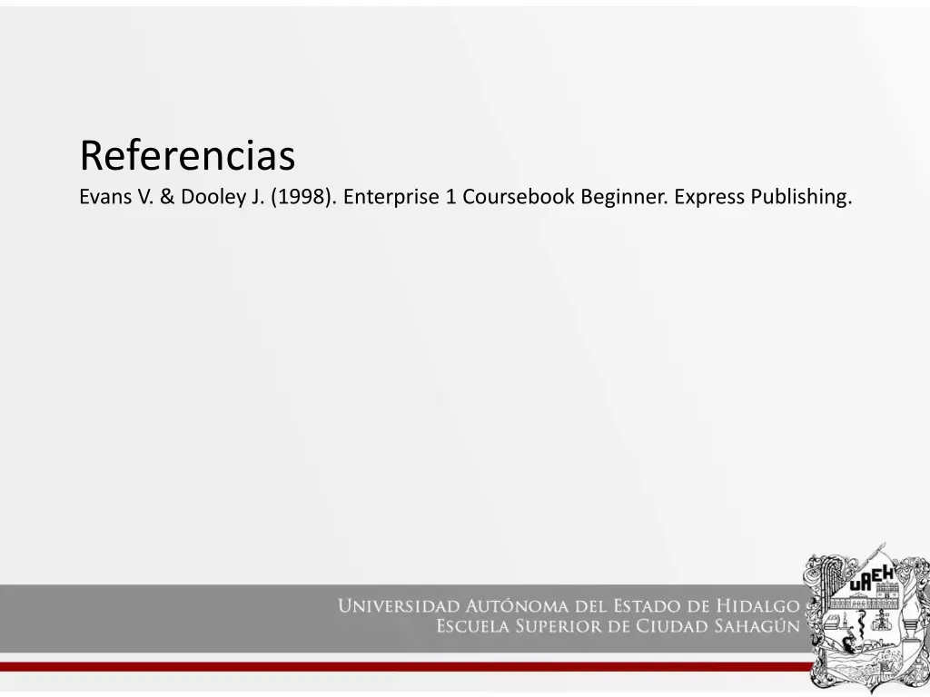 referencias evans v dooley j 1998 enterprise