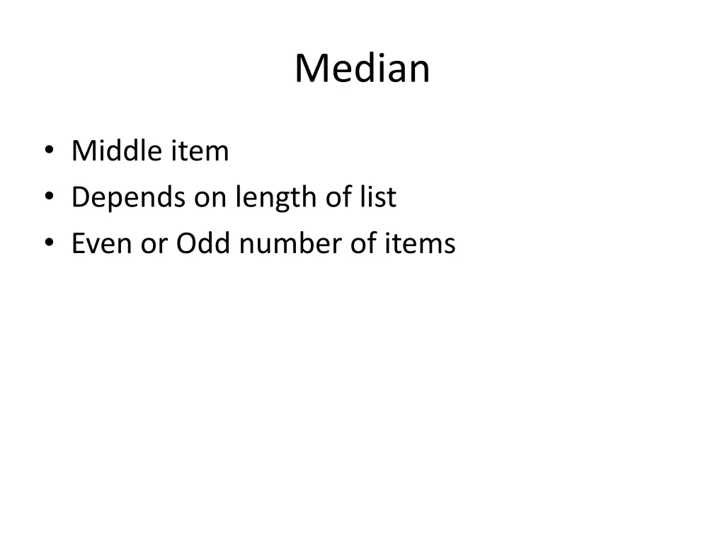 median
