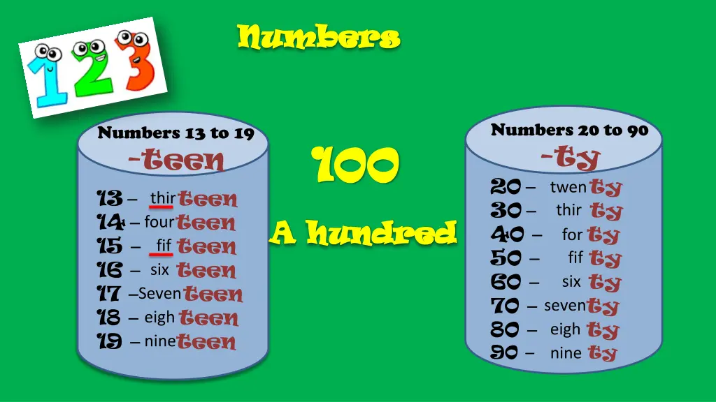 numbers numbers