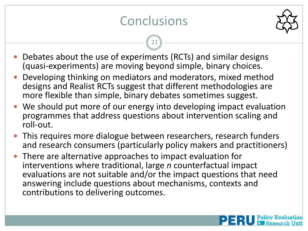 conclusions