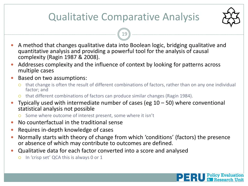 qualitative comparative analysis