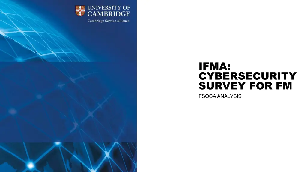 ifma cybersecurity survey for fm fsqca analysis