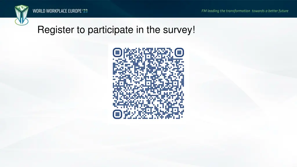 register to participate in the survey