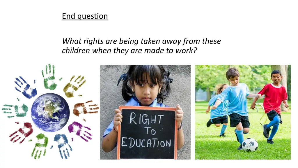 end question what rights are being taken away