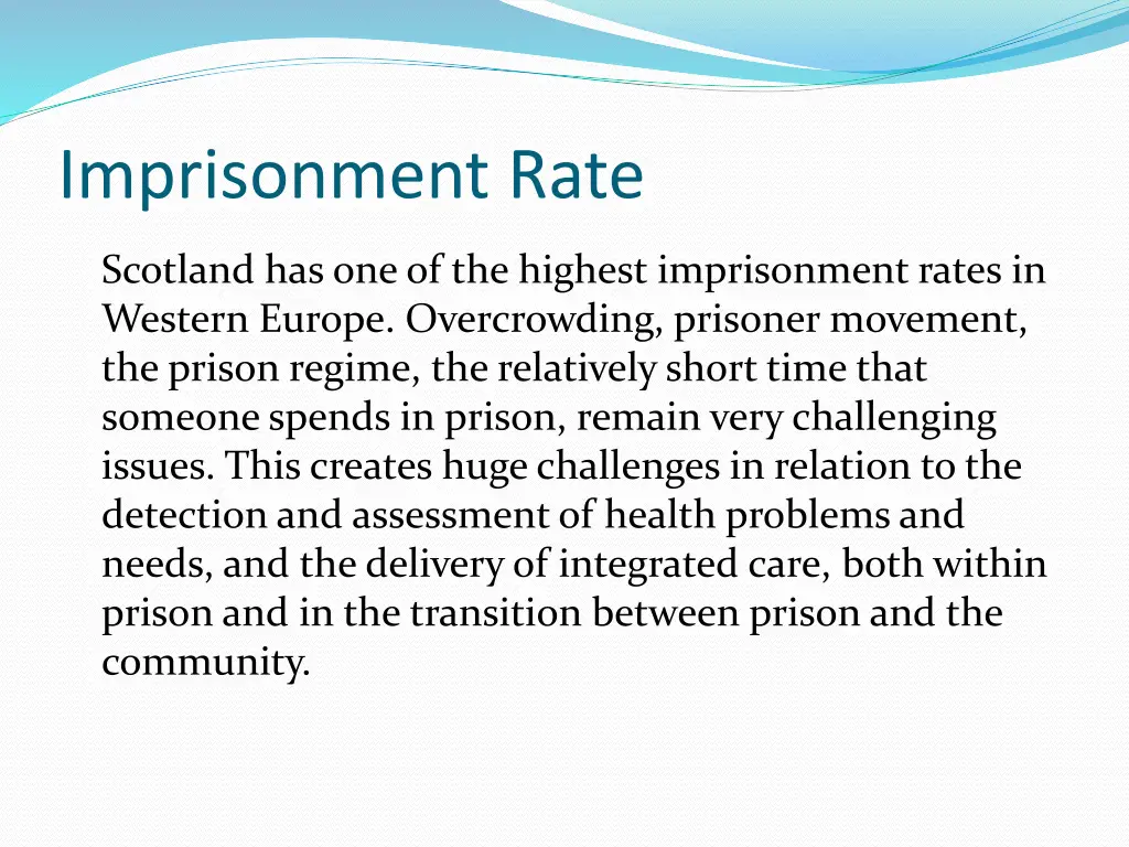 imprisonment rate