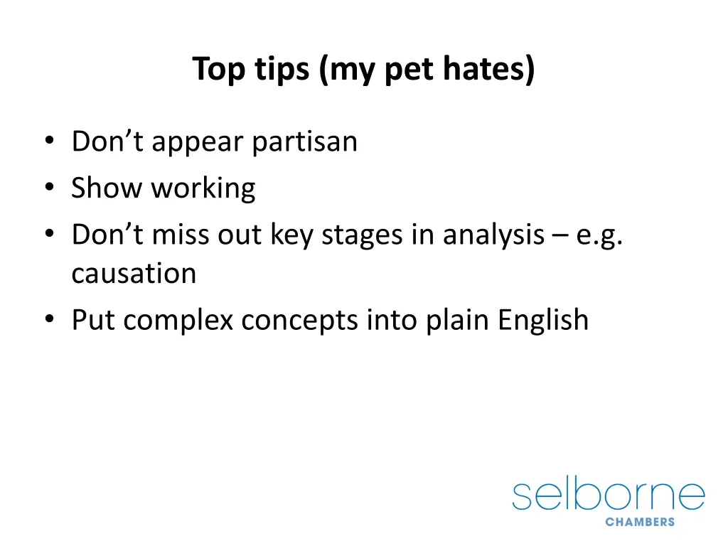 top tips my pet hates