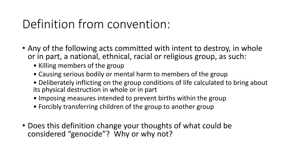 definition from convention