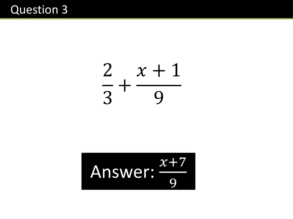 question 3