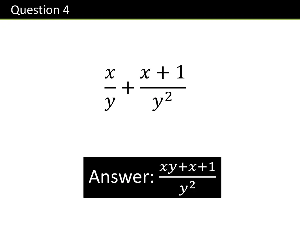question 4