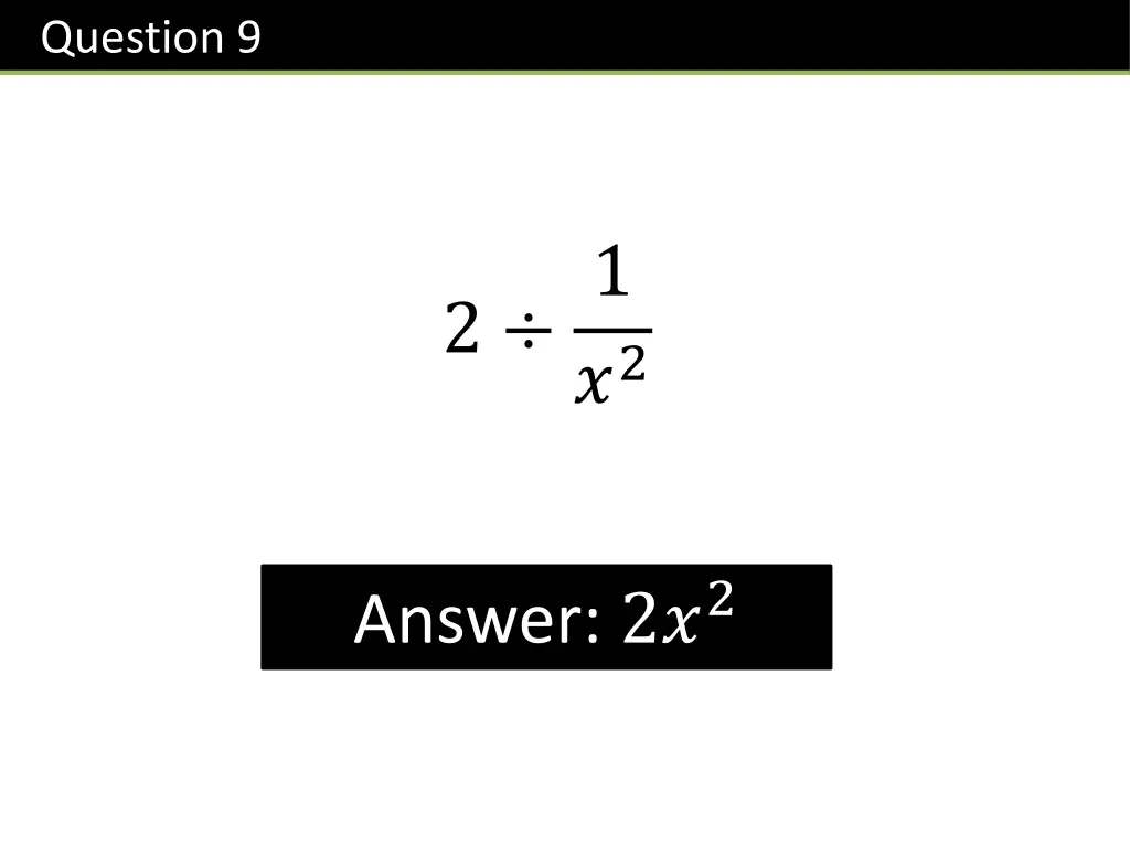 question 9