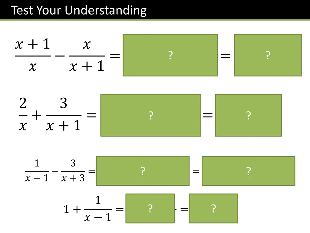 test your understanding 1