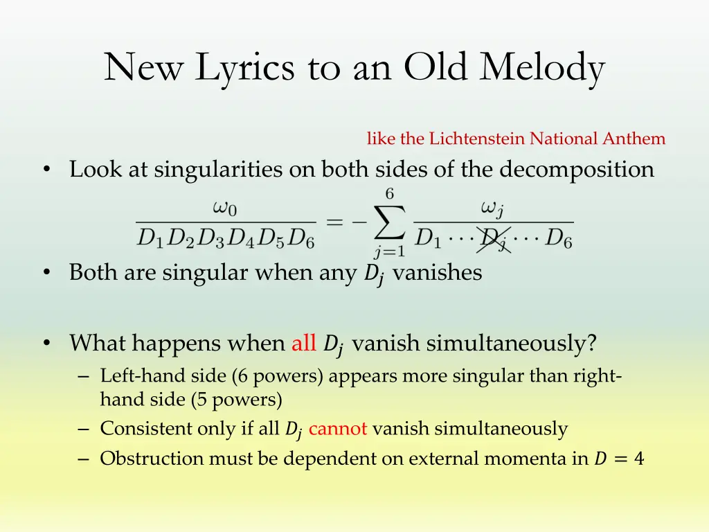 new lyrics to an old melody