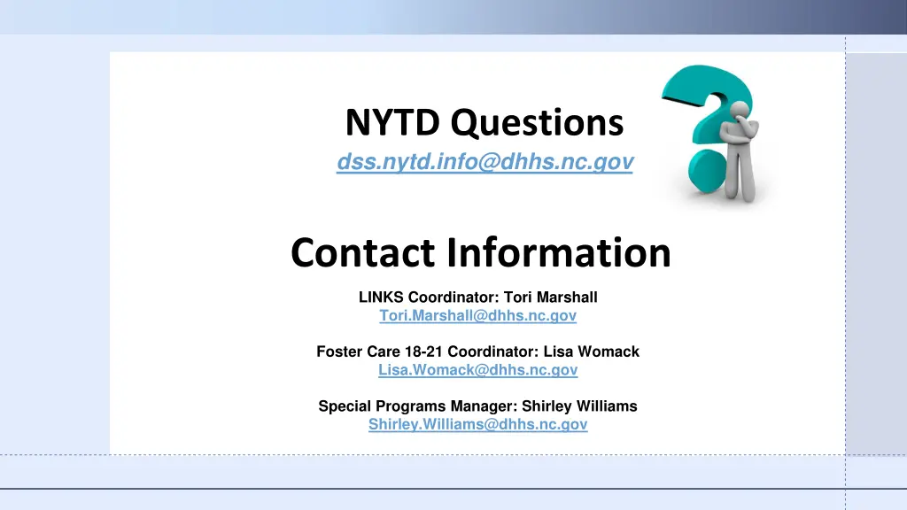 nytd questions dss nytd info@dhhs nc gov