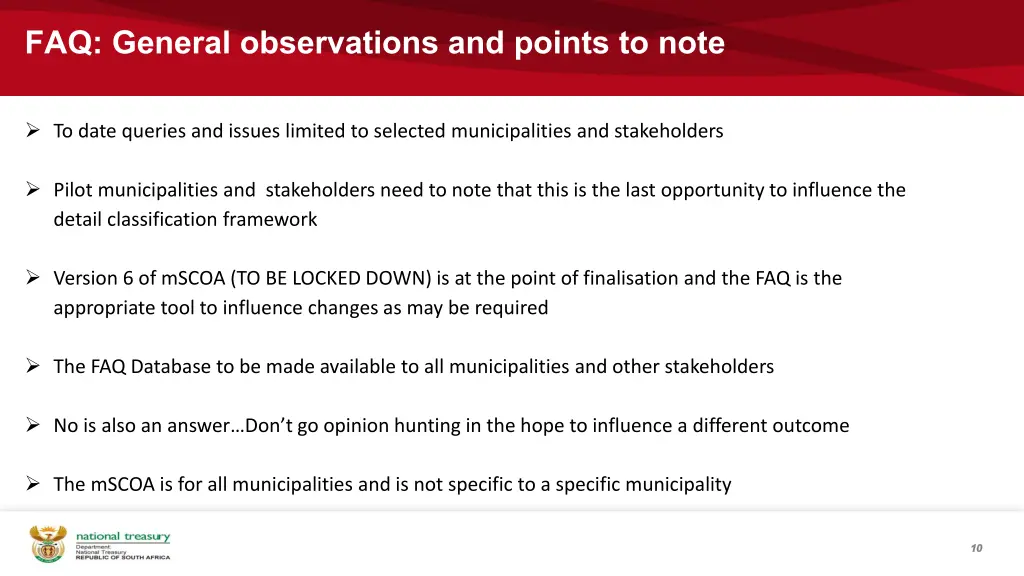 faq general observations and points to note