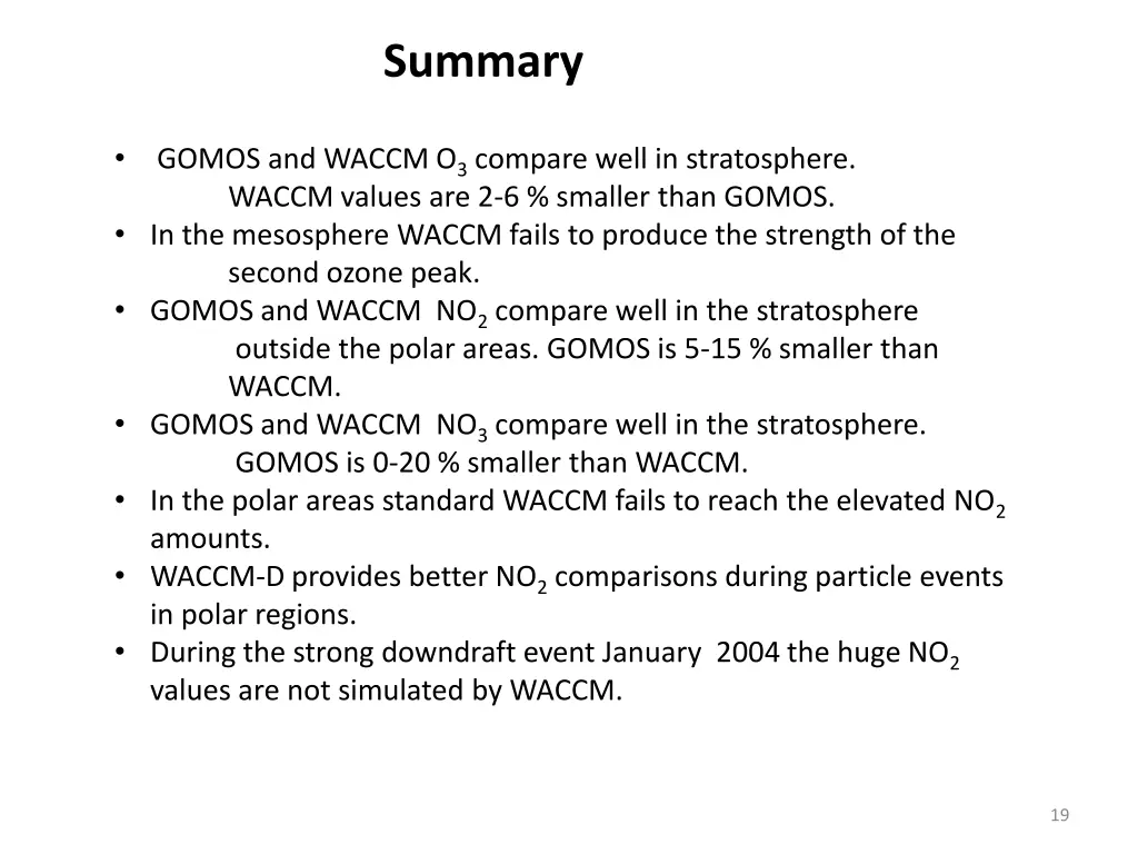 summary