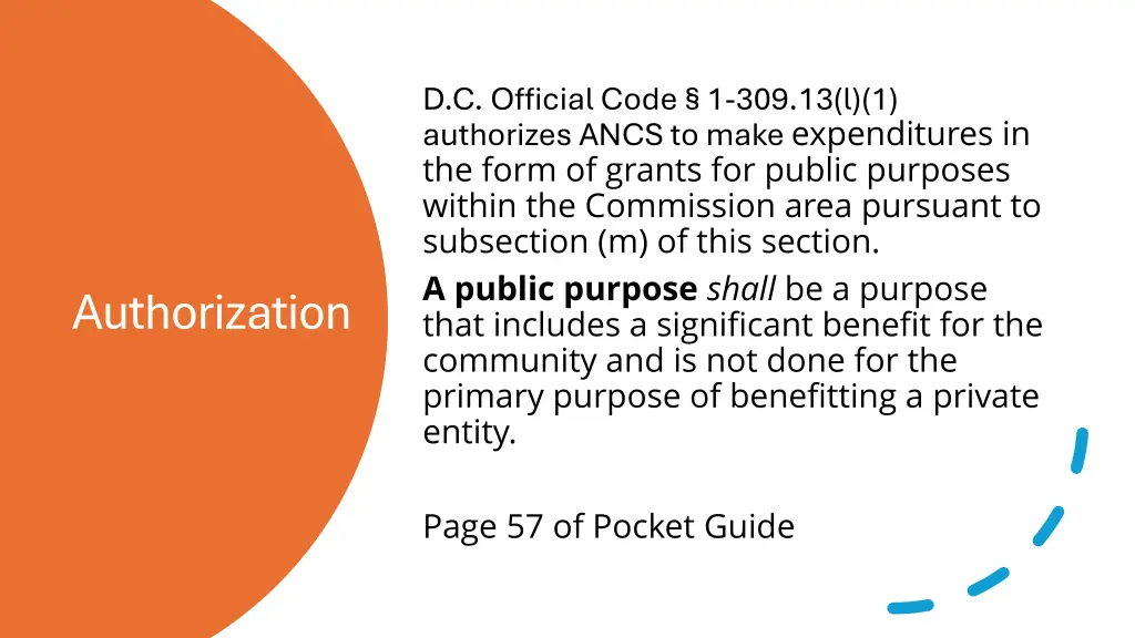 d c official code 1 309 13 l 1 authorizes ancs