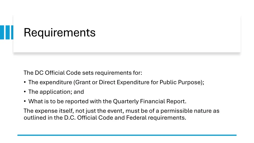 requirements