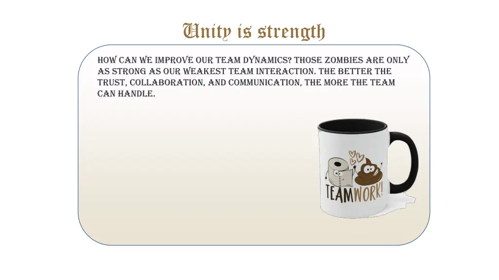 unity is strength