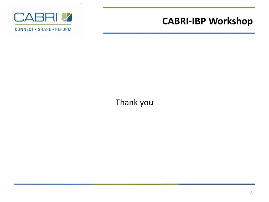 cabri ibp workshop 1