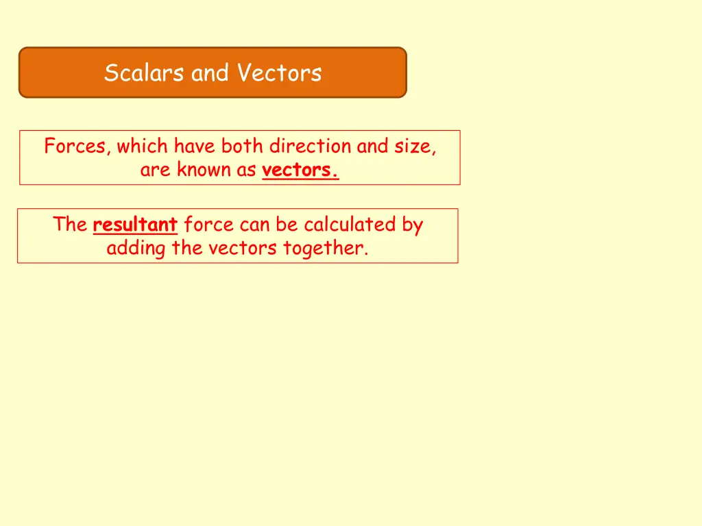 scalars and vectors 1