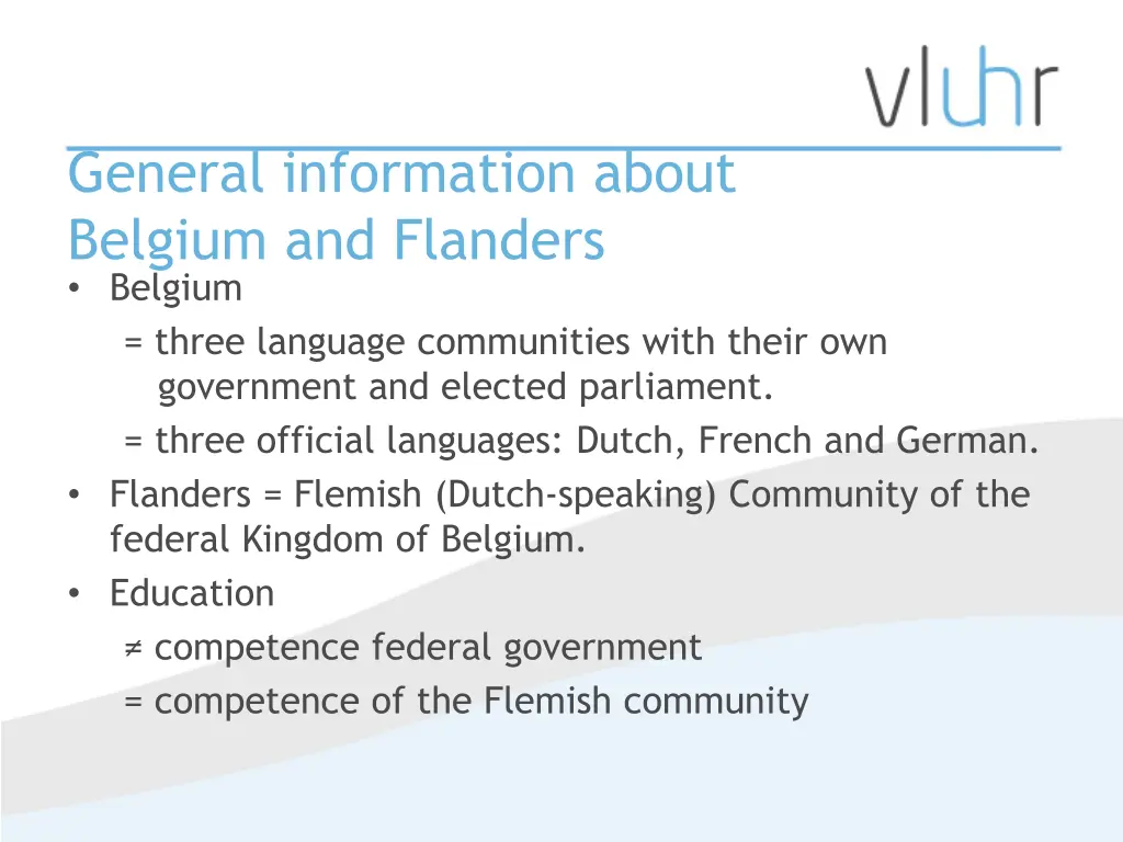 general information about belgium and flanders