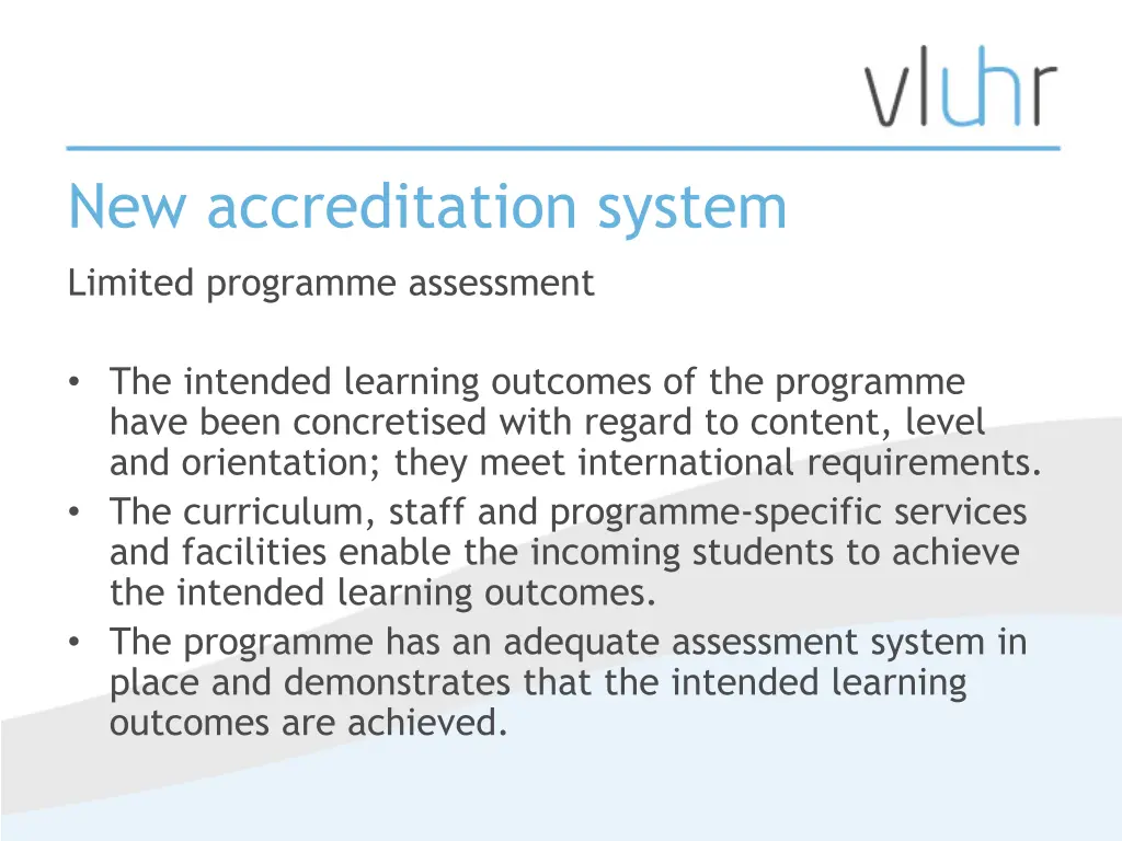 new accreditation system 3