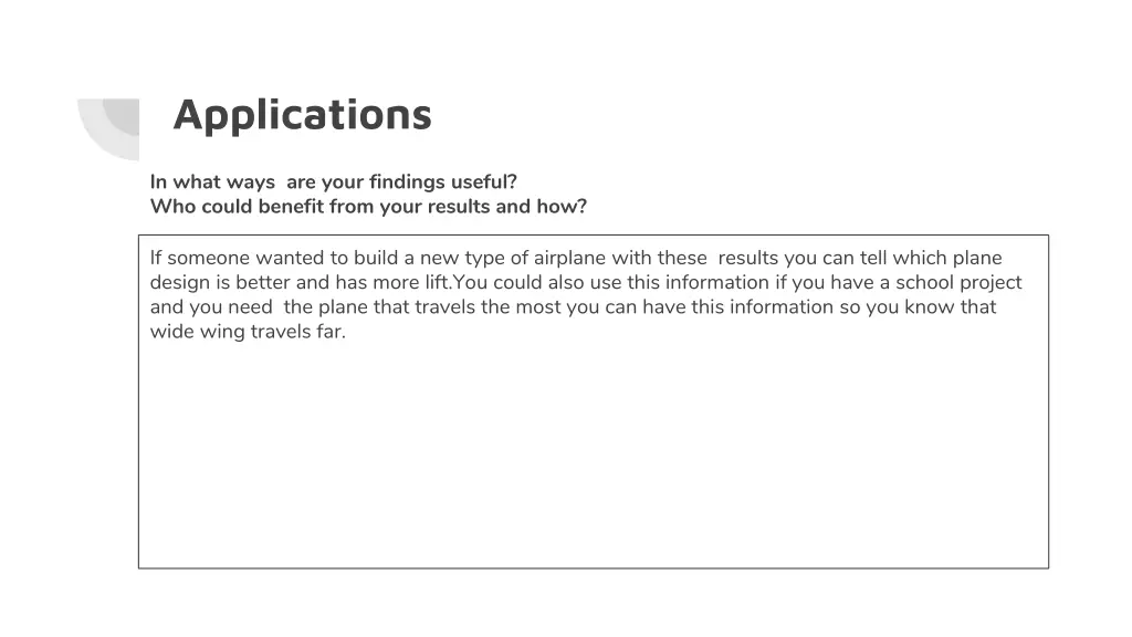 applications