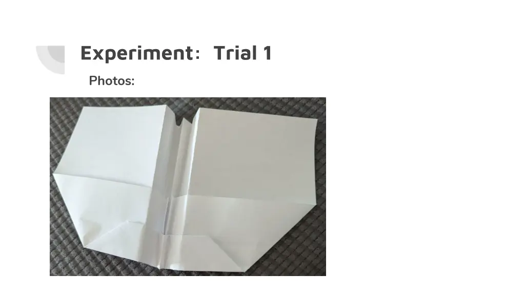 experiment trial 1 1