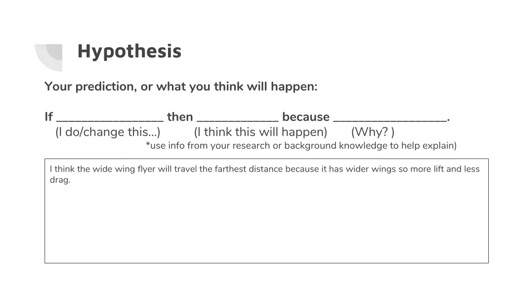 hypothesis