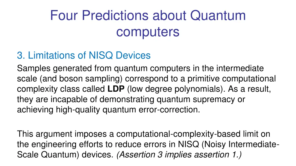four predictions about quantum computers 2