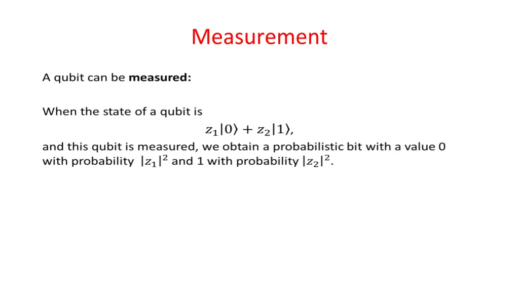 measurement