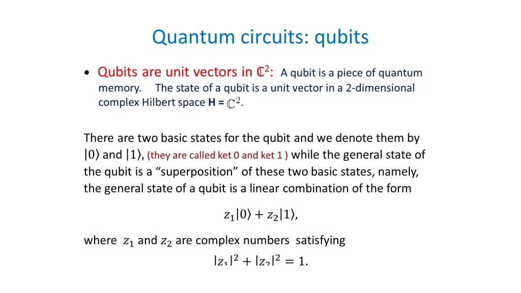 quantum circuits qubits