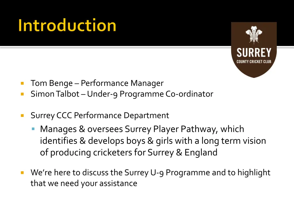 tom benge performance manager simon talbot under