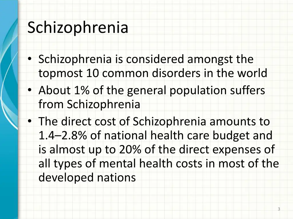 schizophrenia