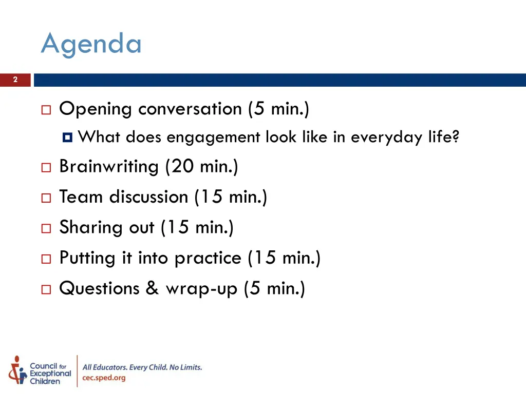 agenda